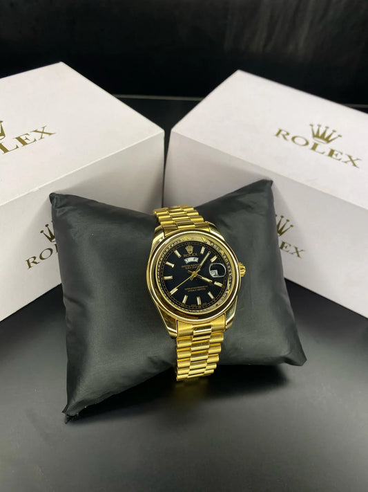 Rolex Date Just Black Dail