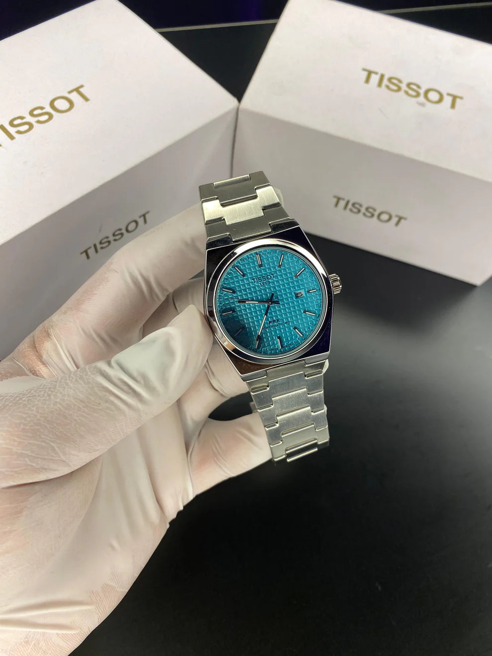 Tissot PRX Tiffany Blue