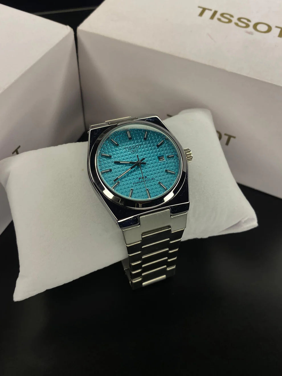 Tissot PRX Tiffany Blue