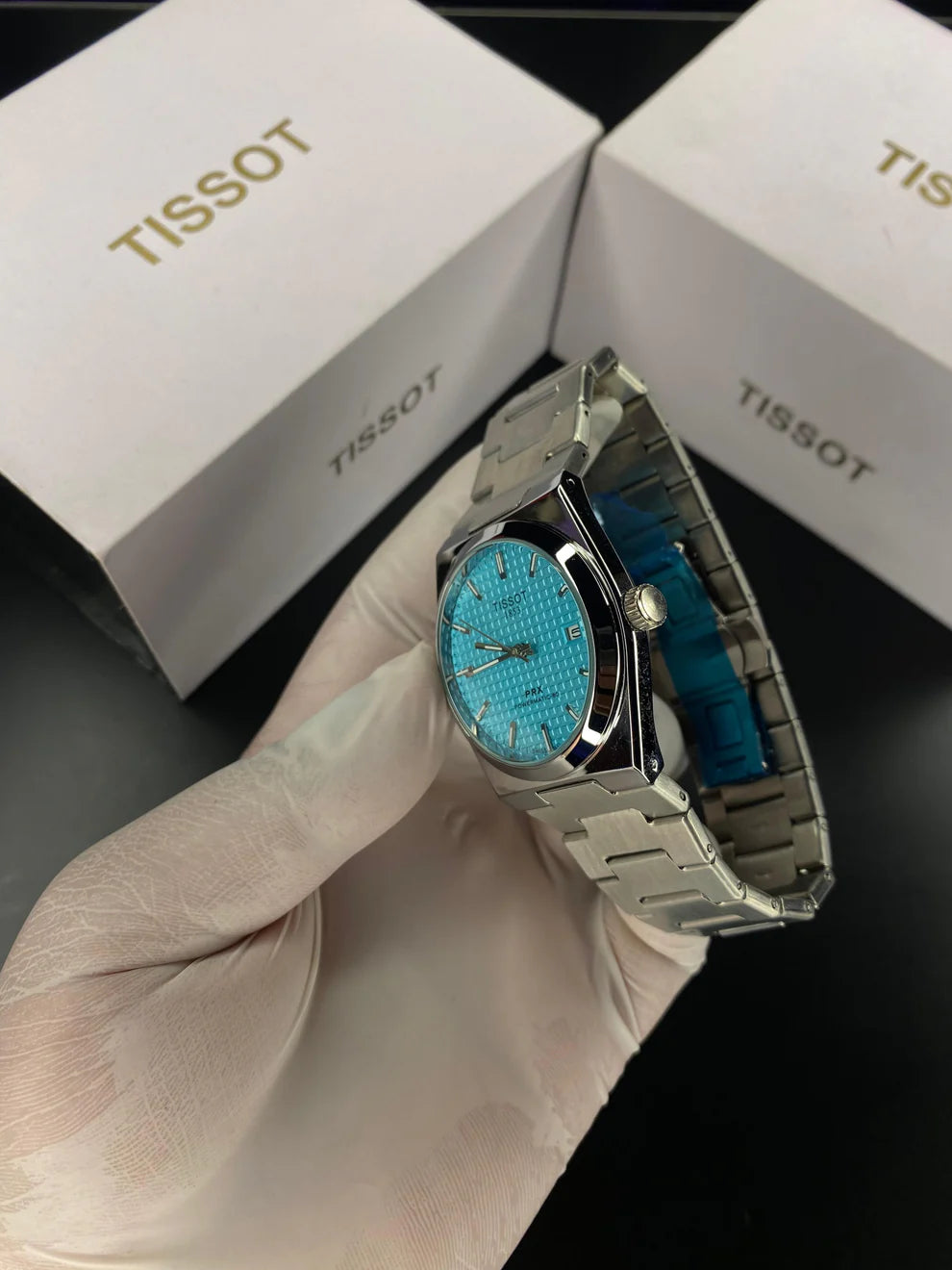 Tissot PRX Tiffany Blue